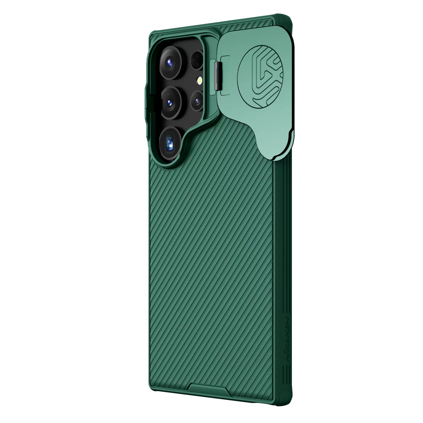 Samsung Galaxy S24 Ultra чехол зеленый NILLKIN CAMSHIELD PROP MAGNETIC