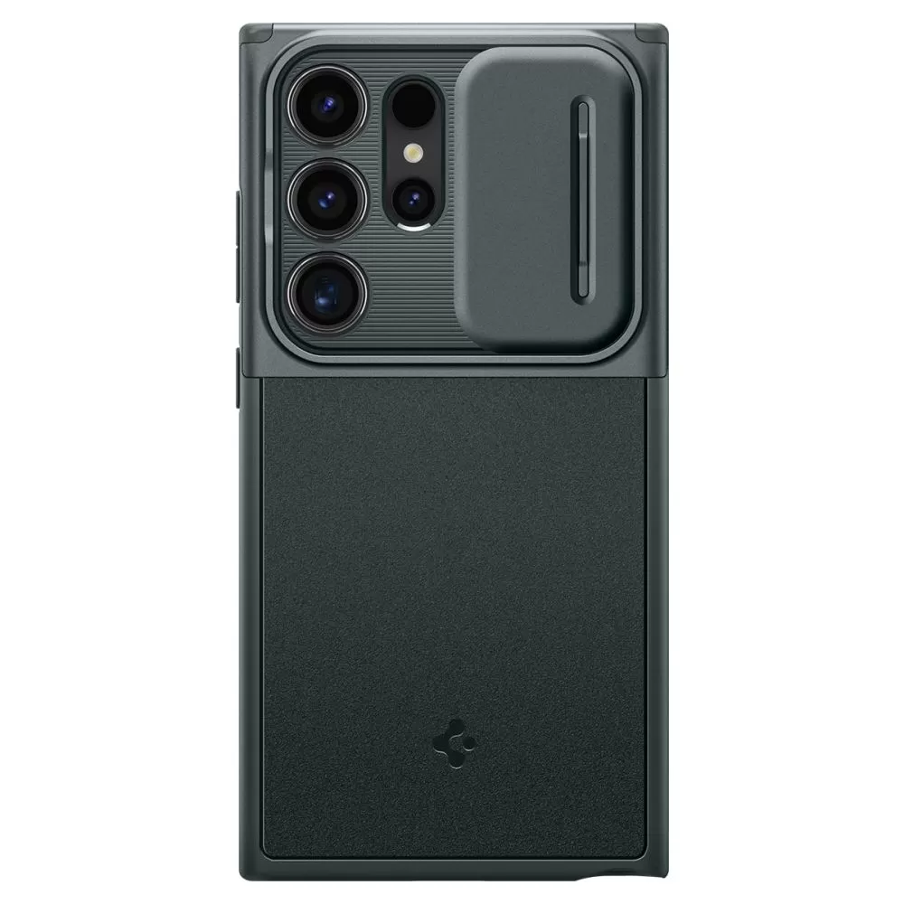 Samsung Galaxy S24 Ultra чехол зеленый SPIGEN OPTIK ARMOR