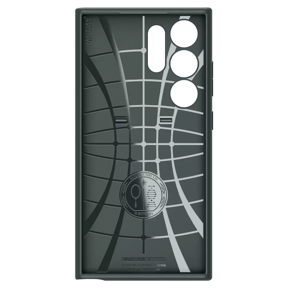 Samsung Galaxy S24 Ultra чехол зеленый SPIGEN OPTIK ARMOR