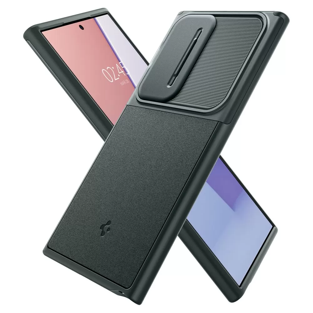 Samsung Galaxy S24 Ultra чехол зеленый SPIGEN OPTIK ARMOR