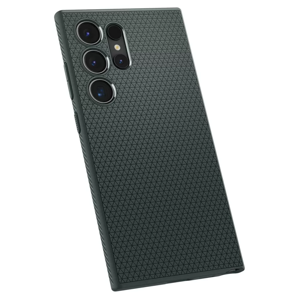 Samsung Galaxy S24 Ultra чехол зеленый SPIGEN LIQUID AIR