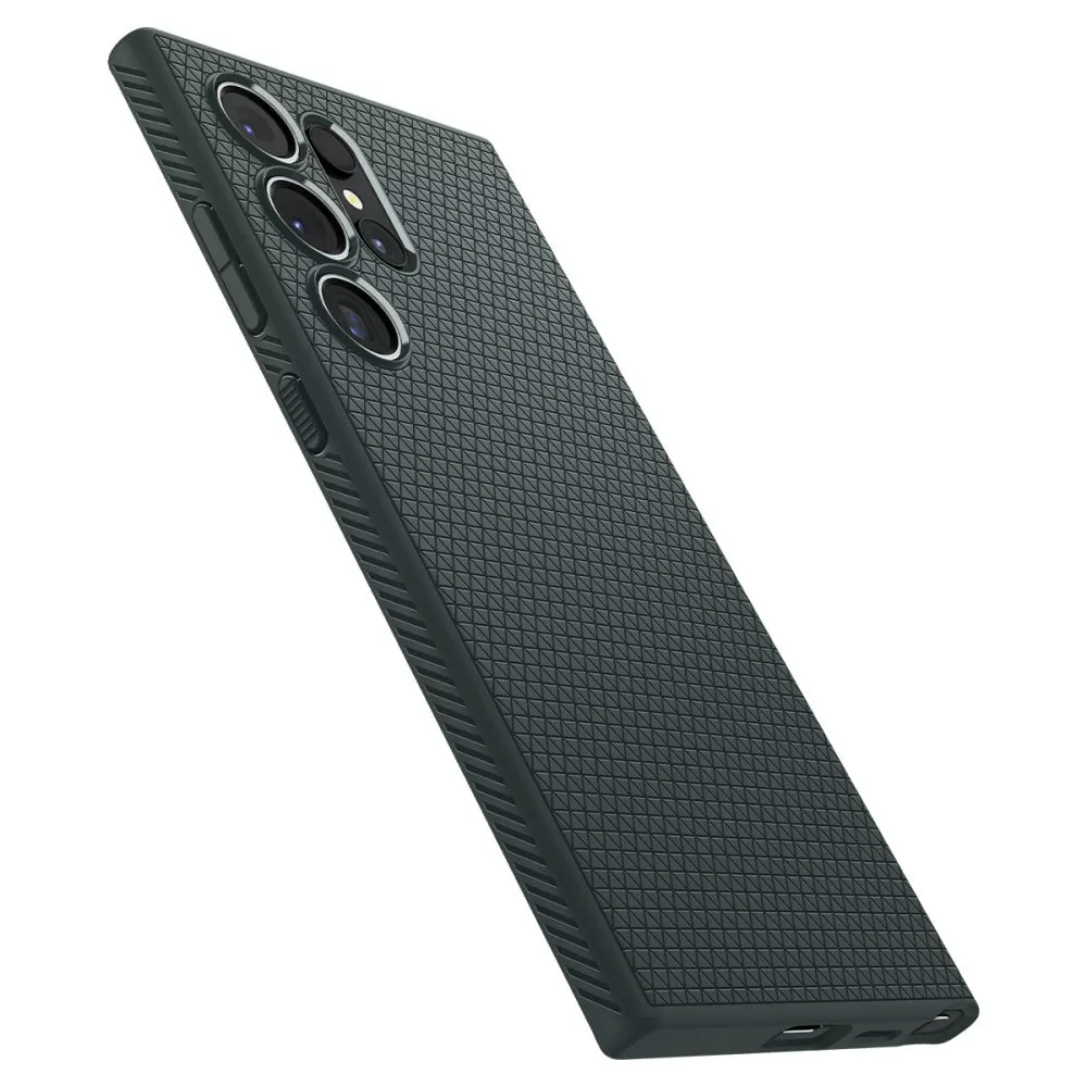 Samsung Galaxy S24 Ultra чехол зеленый SPIGEN LIQUID AIR