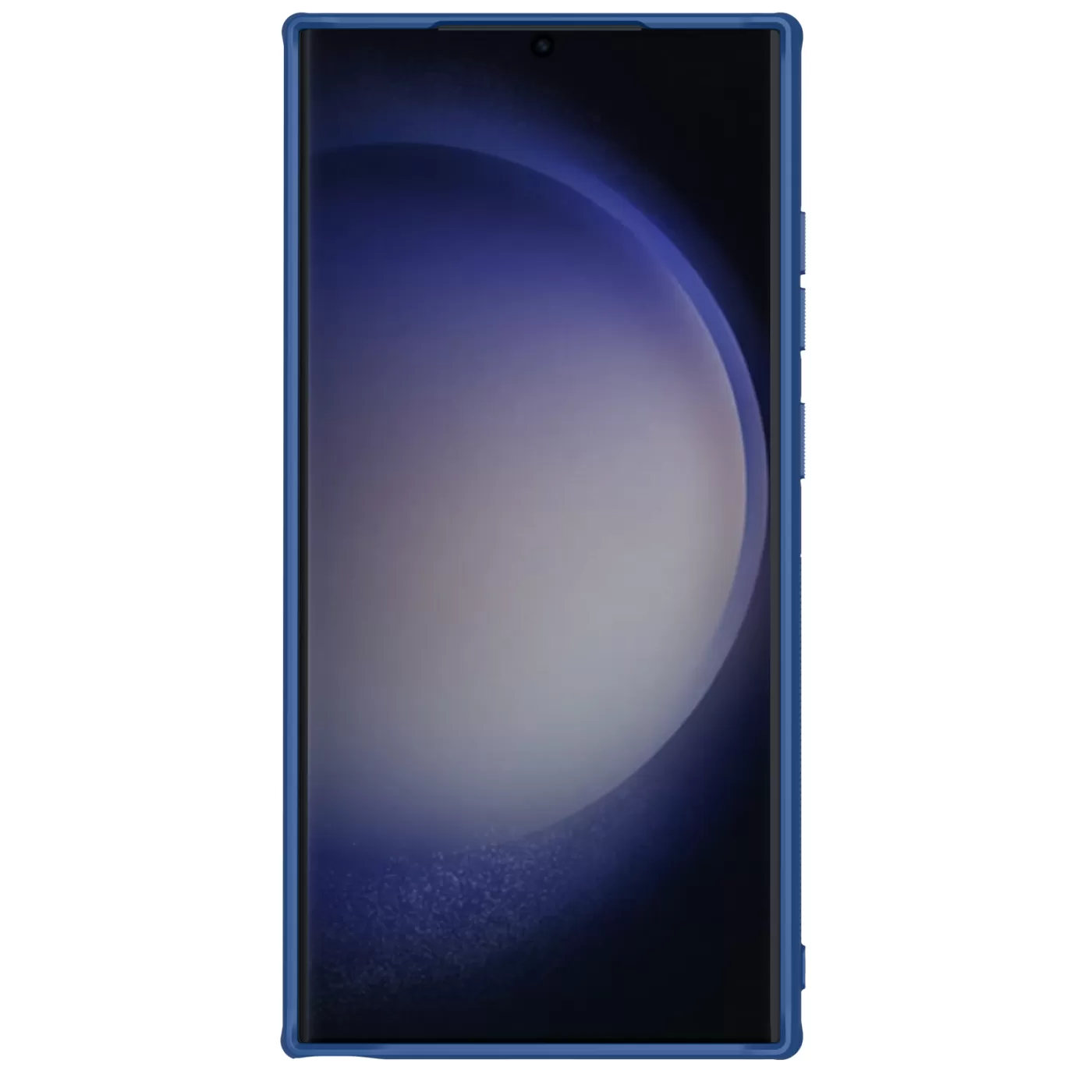 Samsung Galaxy S24 Ultra чехол синий NILLKIN SUPER FROSTED SHIELD PRO