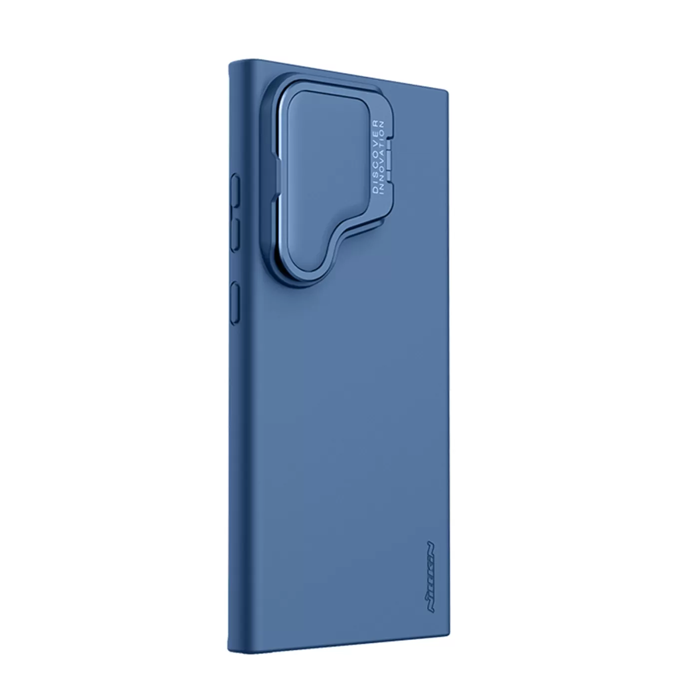 Samsung Galaxy S24 Ultra чехол синий NILLKIN CAMSHIELD SILKY PROP SILICONE