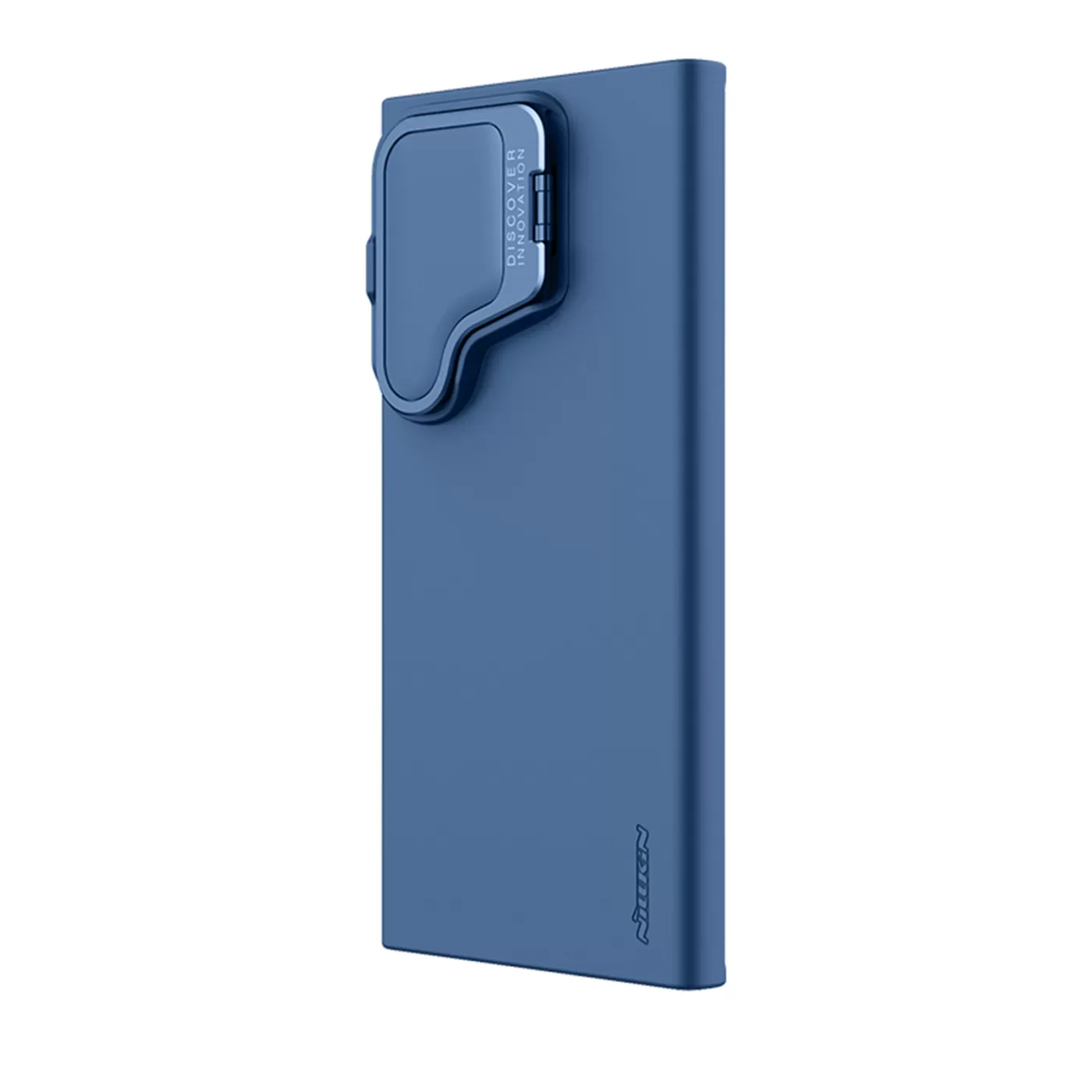 Samsung Galaxy S24 Ultra чехол синий NILLKIN CAMSHIELD SILKY PROP SILICONE