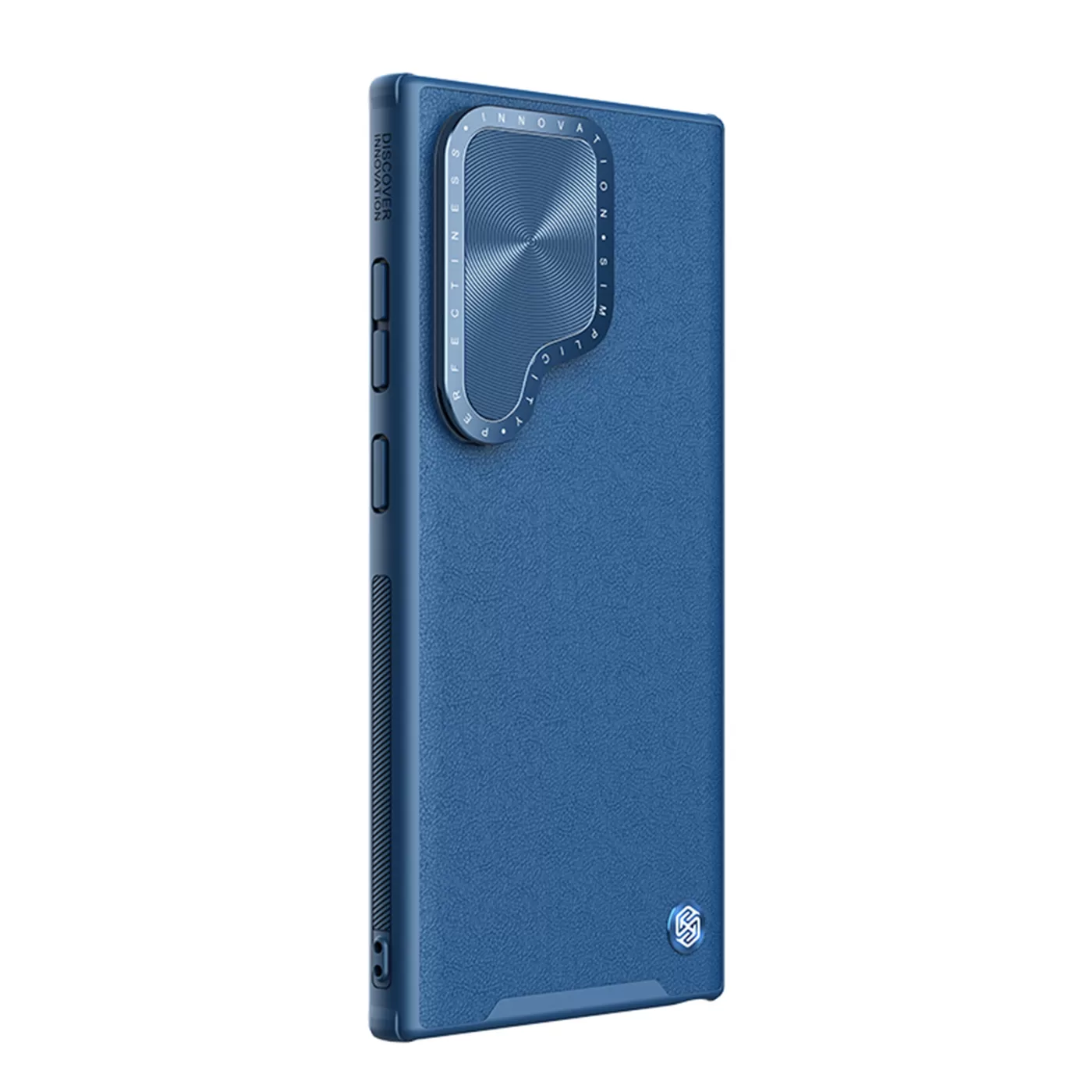 Samsung Galaxy S24 Ultra чехол синий NILLKIN CAMSHIELD PROP LEATHER