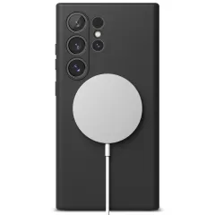 Samsung Galaxy S24 Ultra чехол черный RINGKE SILICONE MAGNETIC MAGSAFE