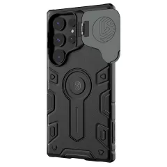 Samsung Galaxy S24 Ultra чехол черный NILLKIN CAMSHIELD ARMOR PROP MAGNETIC