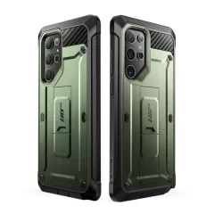 Samsung Galaxy S24 Ultra case green SUPCASE UNICORN BEETLE PRO 2-SET