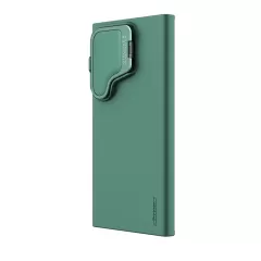 Samsung Galaxy S24 Ultra чехол зеленый NILLKIN CAMSHIELD SILKY PROP SILICONE
