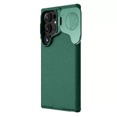 Samsung Galaxy S24 Ultra чехол зеленый NILLKIN CAMSHIELD PROP MAGNETIC
