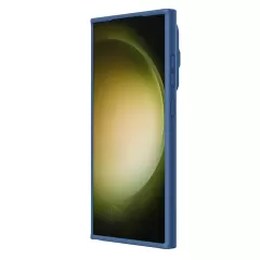 Samsung Galaxy S24 Ultra чехол синий NILLKIN CAMSHIELD SILKY PROP SILICONE