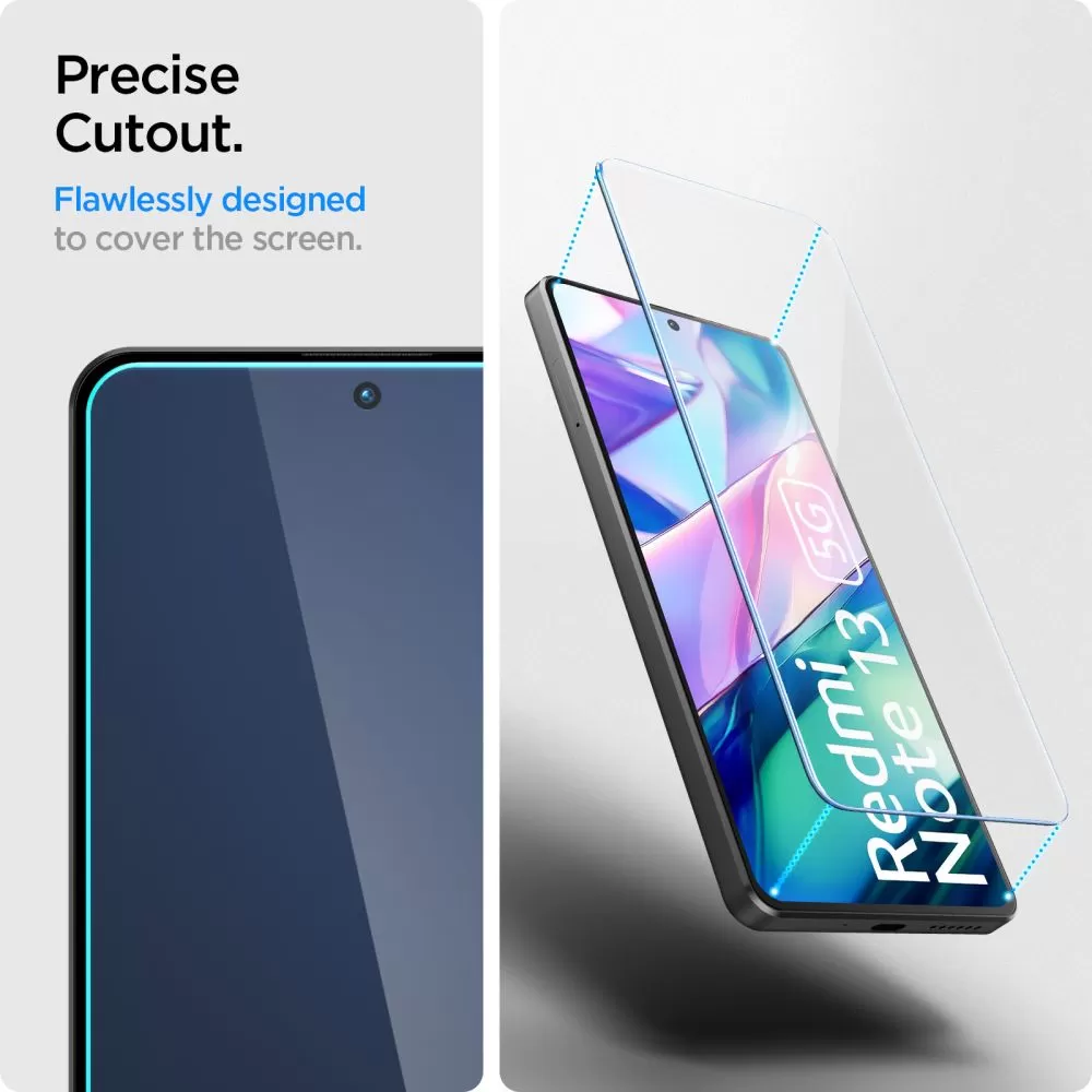 Xiaomi RedMi Note 12 apsauginis stiklas  SPIGEN GLAS.TR SLIM 2-PACK 13 5G