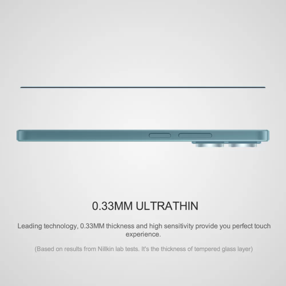 Xiaomi RedMi Note 12 apsauginis stiklas Juoda NILLKIN CP+PRO 13