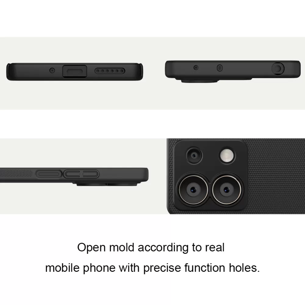 Xiaomi RedMi Note 12 dėklas baltas NILLKIN SUPER FROSTED SHIELD 13