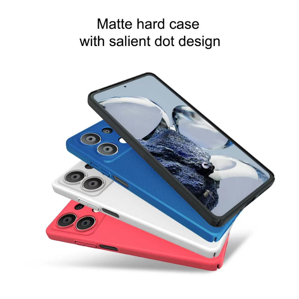 Xiaomi RedMi Note 12 dėklas mėlyna NILLKIN SUPER FROSTED SHIELD 13