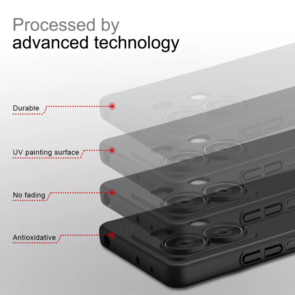 Xiaomi RedMi Note 12 dėklas mėlyna NILLKIN SUPER FROSTED SHIELD 13