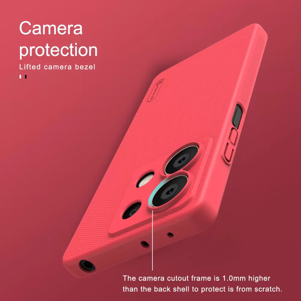 Xiaomi RedMi Note 12 dėklas mėlyna NILLKIN SUPER FROSTED SHIELD 13