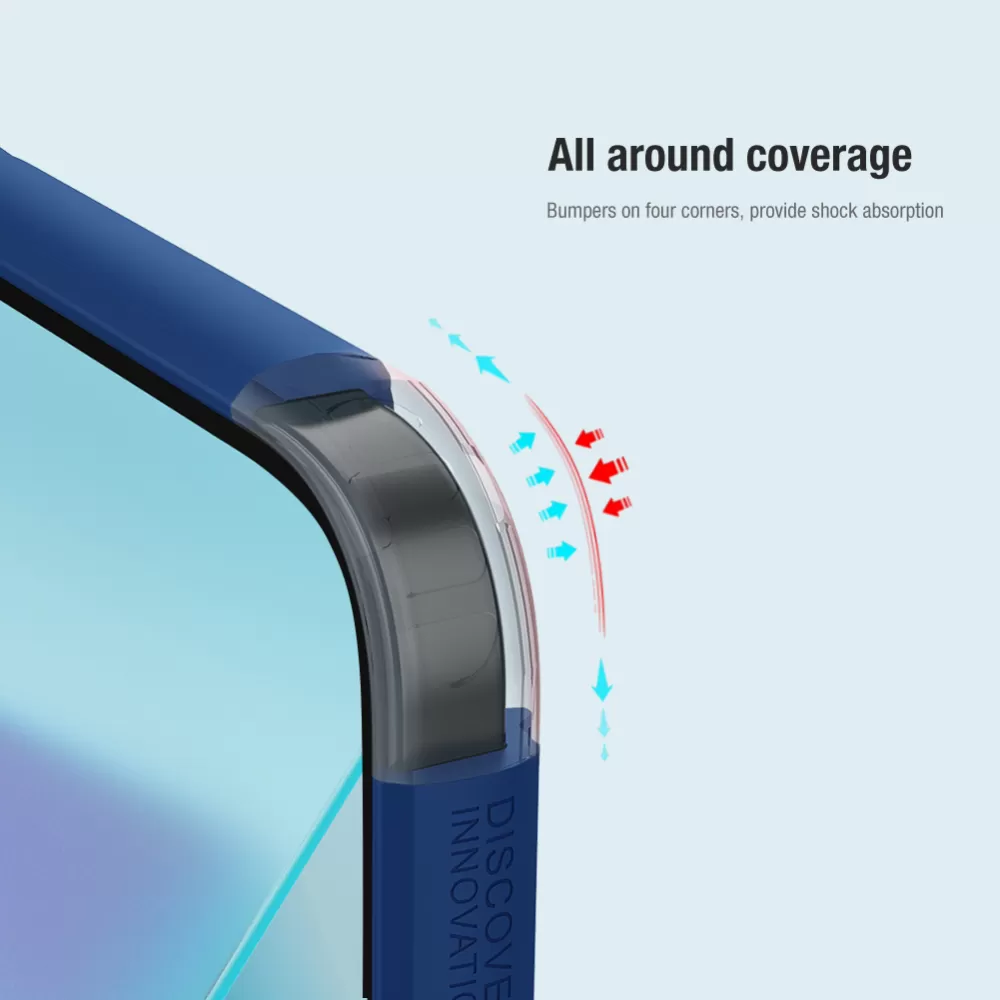 Xiaomi RedMi Note 13 Pro 5G dėklas raudonas NILLKIN SUPER FROSTED SHIELD PRO