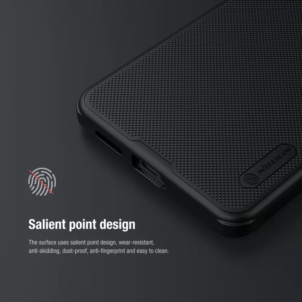 Xiaomi RedMi Note 13 Pro 5G dėklas raudonas NILLKIN SUPER FROSTED SHIELD PRO