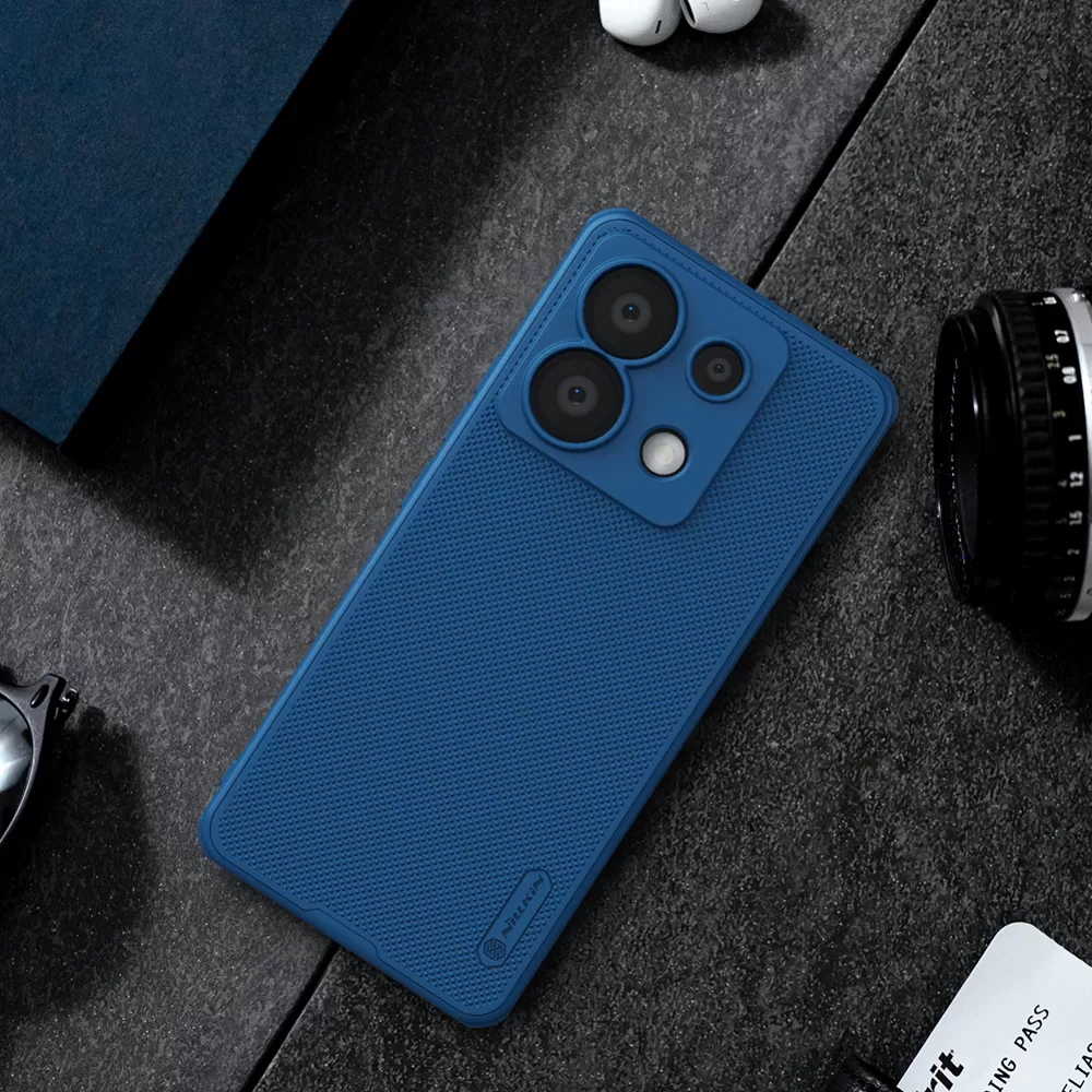 Xiaomi RedMi Note 13 Pro 5G dėklas raudonas NILLKIN SUPER FROSTED SHIELD PRO