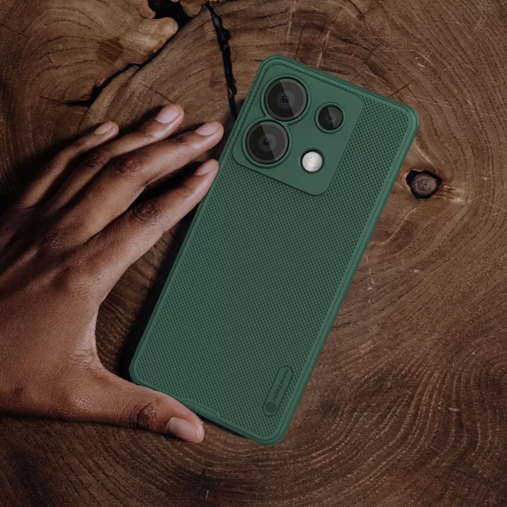 Xiaomi RedMi Note 13 Pro 5G dėklas raudonas NILLKIN SUPER FROSTED SHIELD PRO