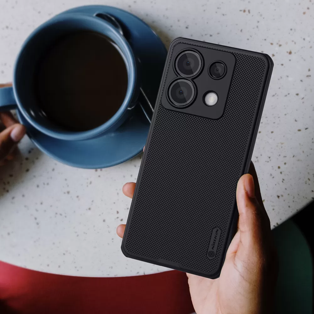 Xiaomi RedMi Note 13 Pro 5G dėklas raudonas NILLKIN SUPER FROSTED SHIELD PRO