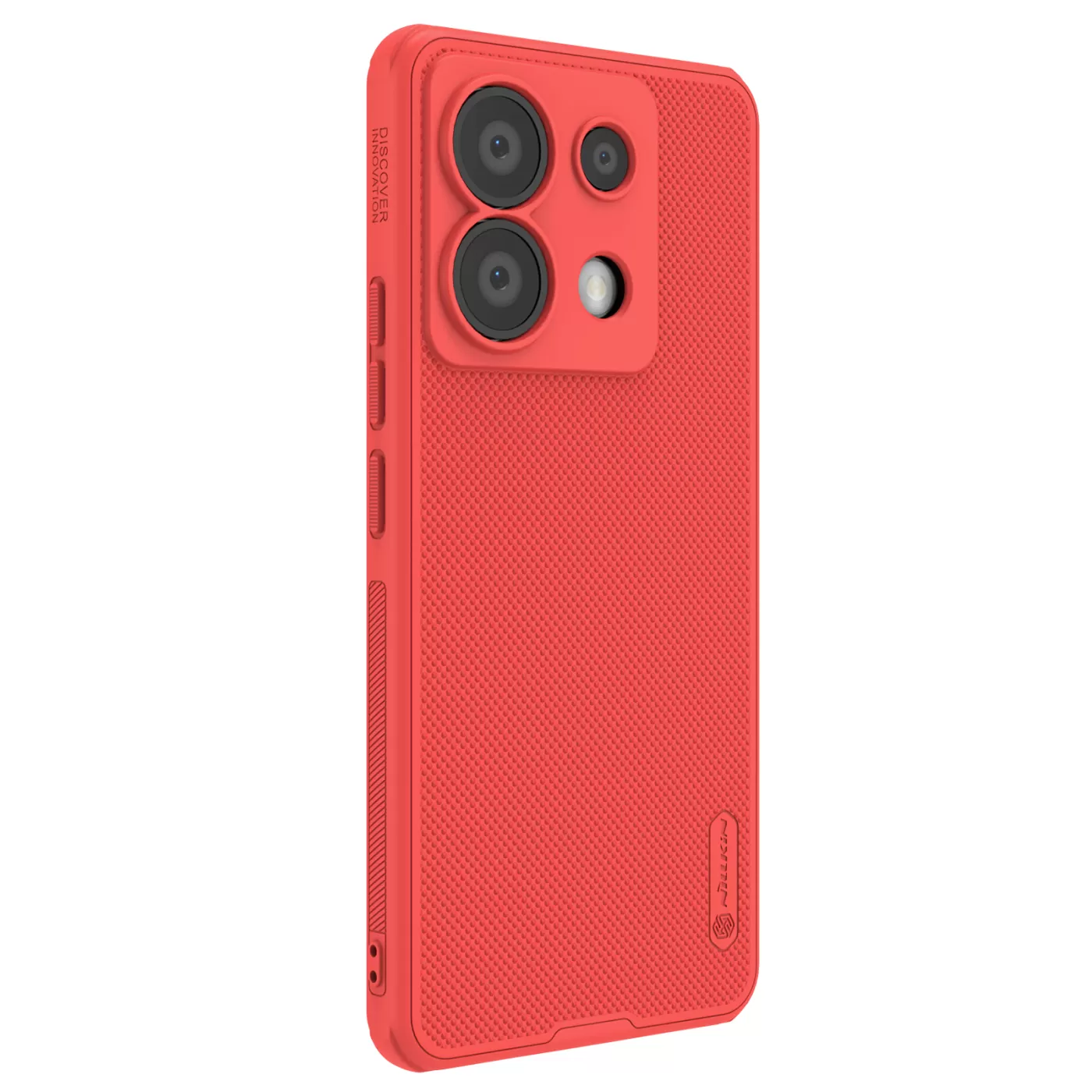 Xiaomi RedMi Note 13 Pro 5G dėklas raudonas NILLKIN SUPER FROSTED SHIELD PRO