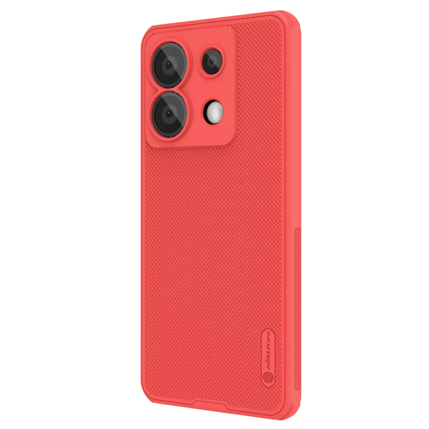 Xiaomi RedMi Note 13 Pro 5G dėklas raudonas NILLKIN SUPER FROSTED SHIELD PRO