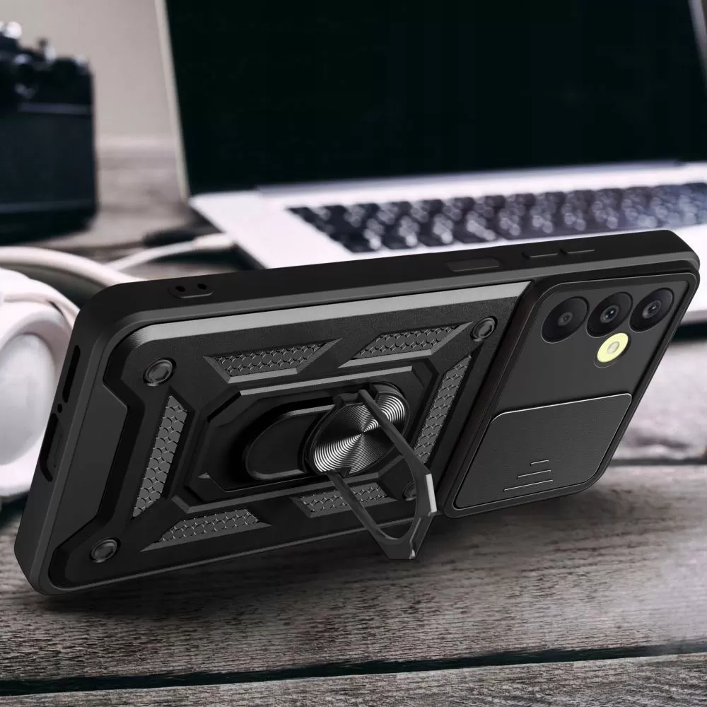 Samsung Galaxy A15 ümbris must TECH-PROTECT CAMSHIELD PRO 4G / 5G