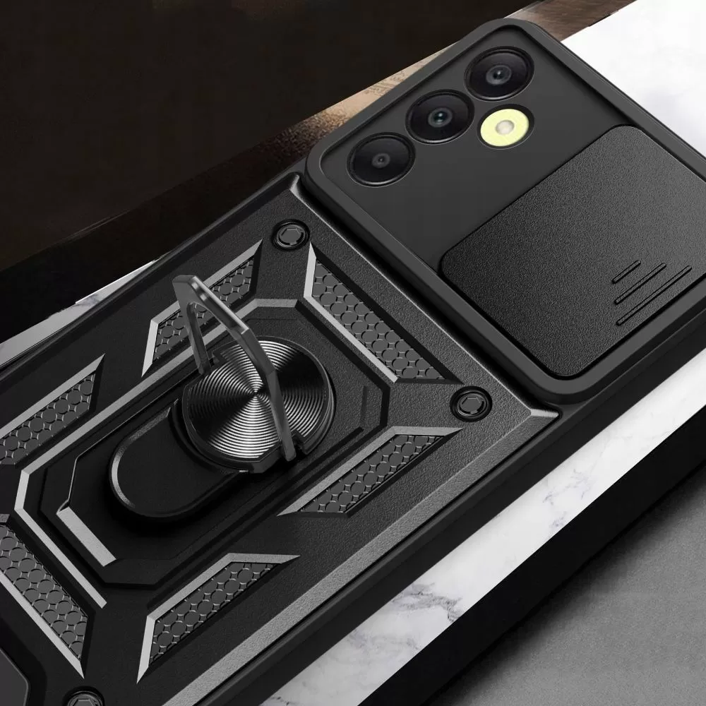 Samsung Galaxy A15 ümbris must TECH-PROTECT CAMSHIELD PRO 4G / 5G