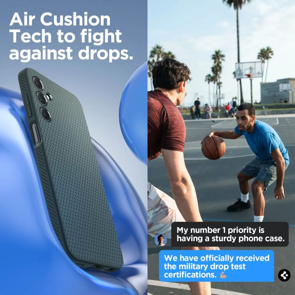 Samsung Galaxy A15 ümbris roheline SPIGEN LIQUID AIR