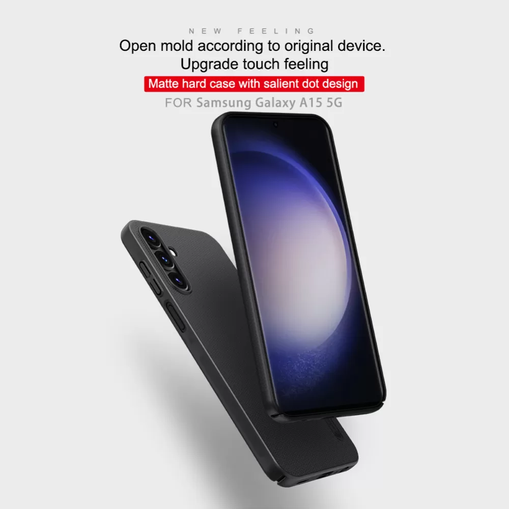 Samsung Galaxy A15 suojakuori sininen NILLKIN SUPER FROSTED SHIELD 5G