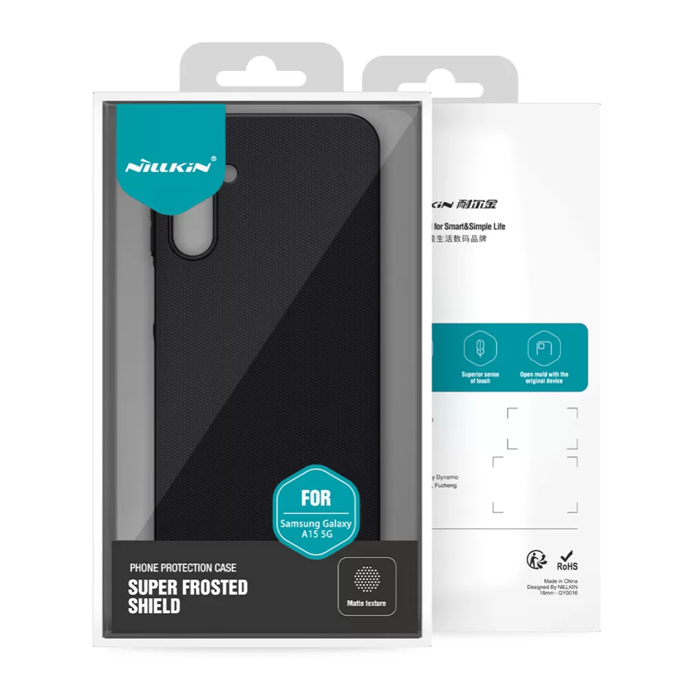 Samsung Galaxy A15 suojakuori sininen NILLKIN SUPER FROSTED SHIELD 5G