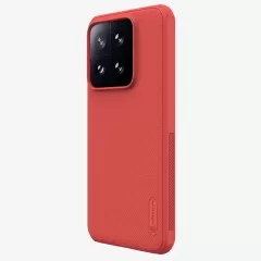 Xiaomi 14 dėklas raudonas NILLKIN SUPER FROSTED SHIELD PRO