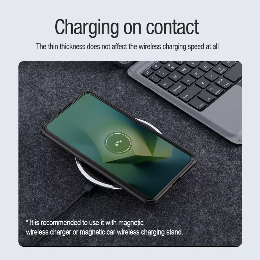 Xiaomi 14 Pro ümbris roheline NILLKIN SUPER FROSTED SHIELD PRO MAGNETIC