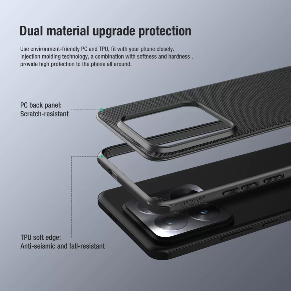 Xiaomi 14 Pro ümbris sinine NILLKIN SUPER FROSTED SHIELD PRO