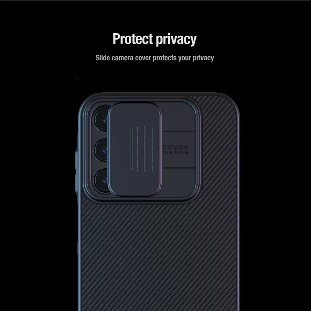 Samsung Galaxy A25 dėklas mėlyna NILLKIN CAMSHIELD