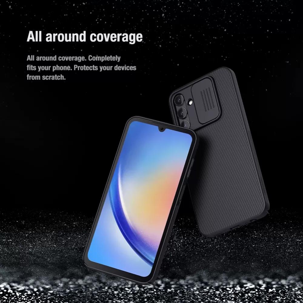 Samsung Galaxy A25 dėklas mėlyna NILLKIN CAMSHIELD