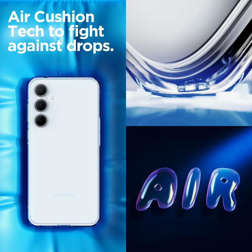 Samsung Galaxy A35 dėklas skaidrus SPIGEN ULTRA HYBRID 5G