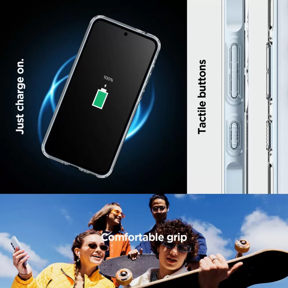 Samsung Galaxy A35 dėklas skaidrus SPIGEN ULTRA HYBRID 5G