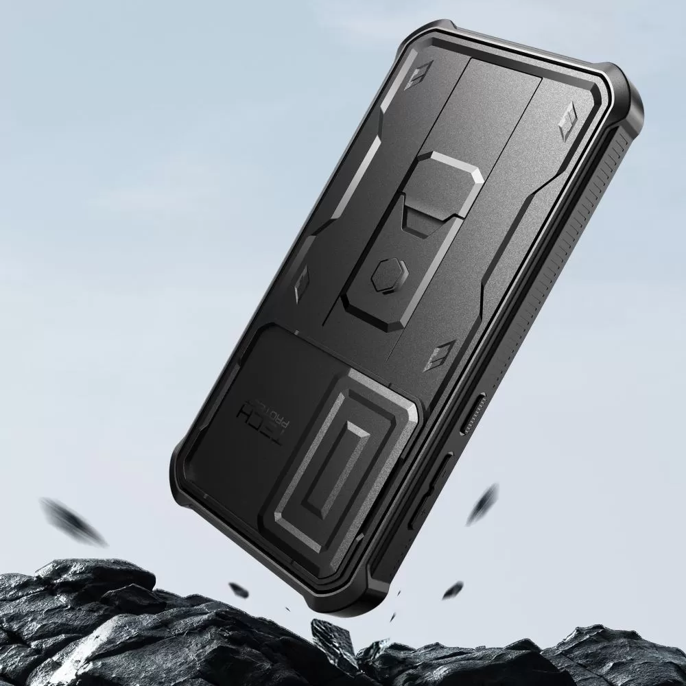 Samsung Galaxy A35 dėklas Juoda TECH-PROTECT KEVLAR CAM+ 5G