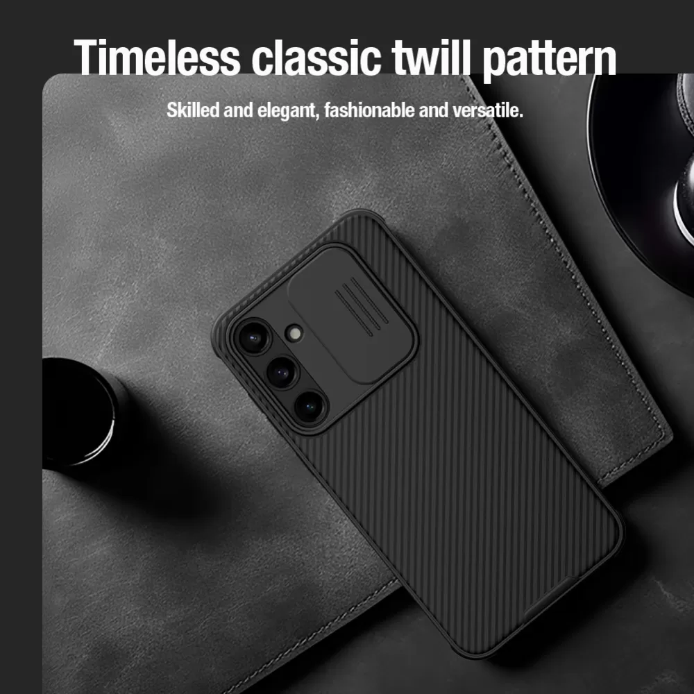 Samsung Galaxy A35 dėklas mėlyna NILLKIN CAMSHIELD PRO