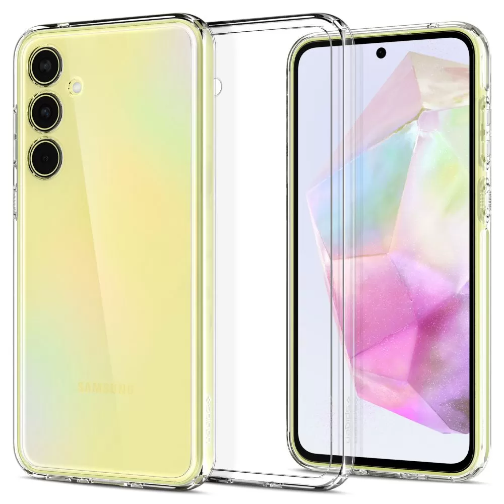Samsung Galaxy A35 dėklas skaidrus SPIGEN ULTRA HYBRID 5G