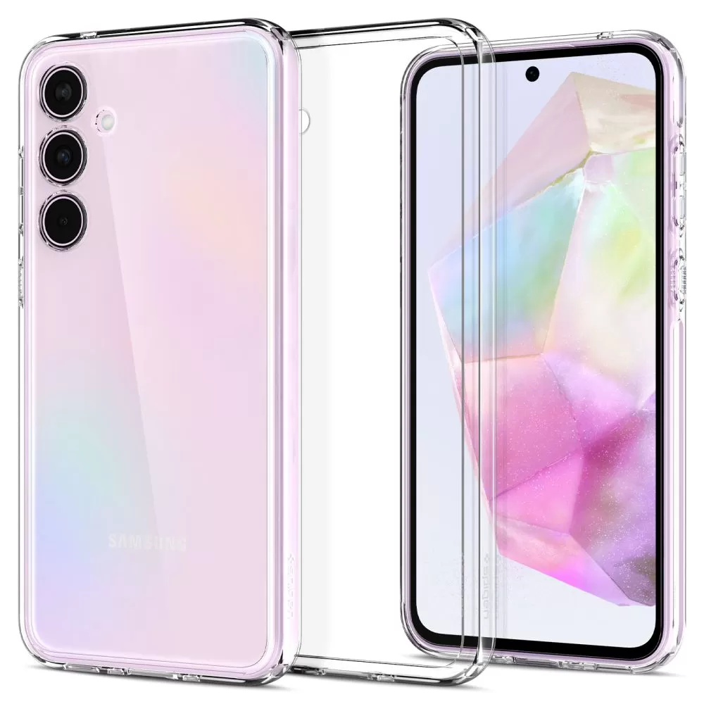 Samsung Galaxy A35 dėklas skaidrus SPIGEN ULTRA HYBRID 5G