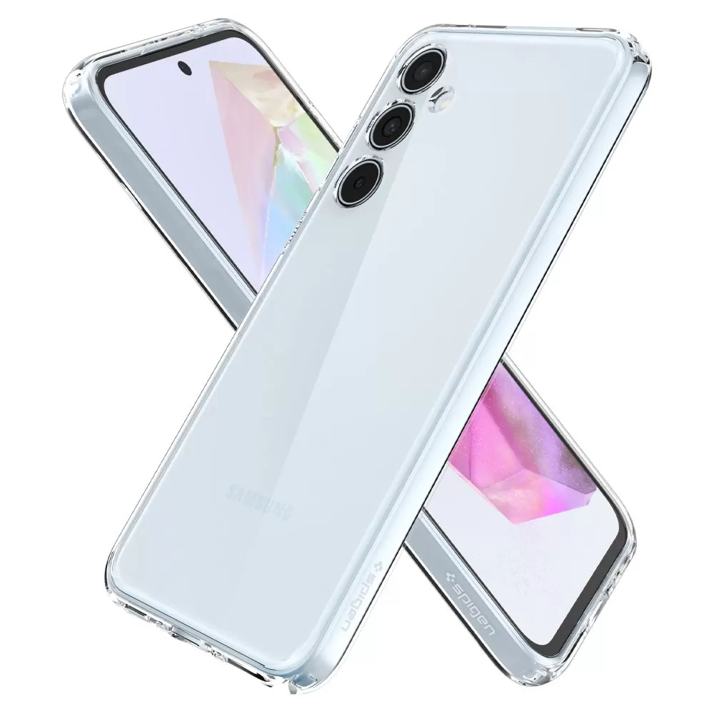 Samsung Galaxy A35 dėklas skaidrus SPIGEN ULTRA HYBRID 5G