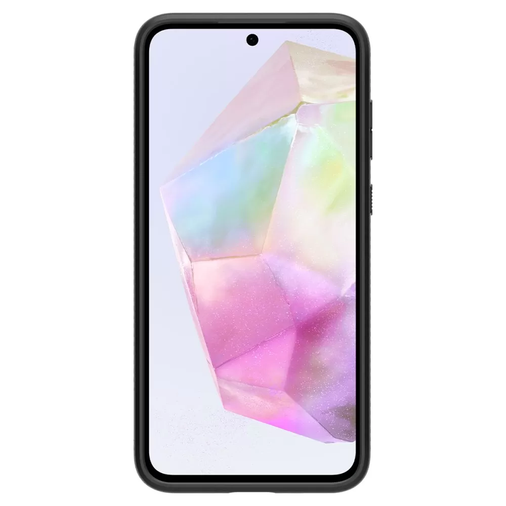 Samsung Galaxy A35 dėklas Juoda SPIGEN LIQUID AIR 5G