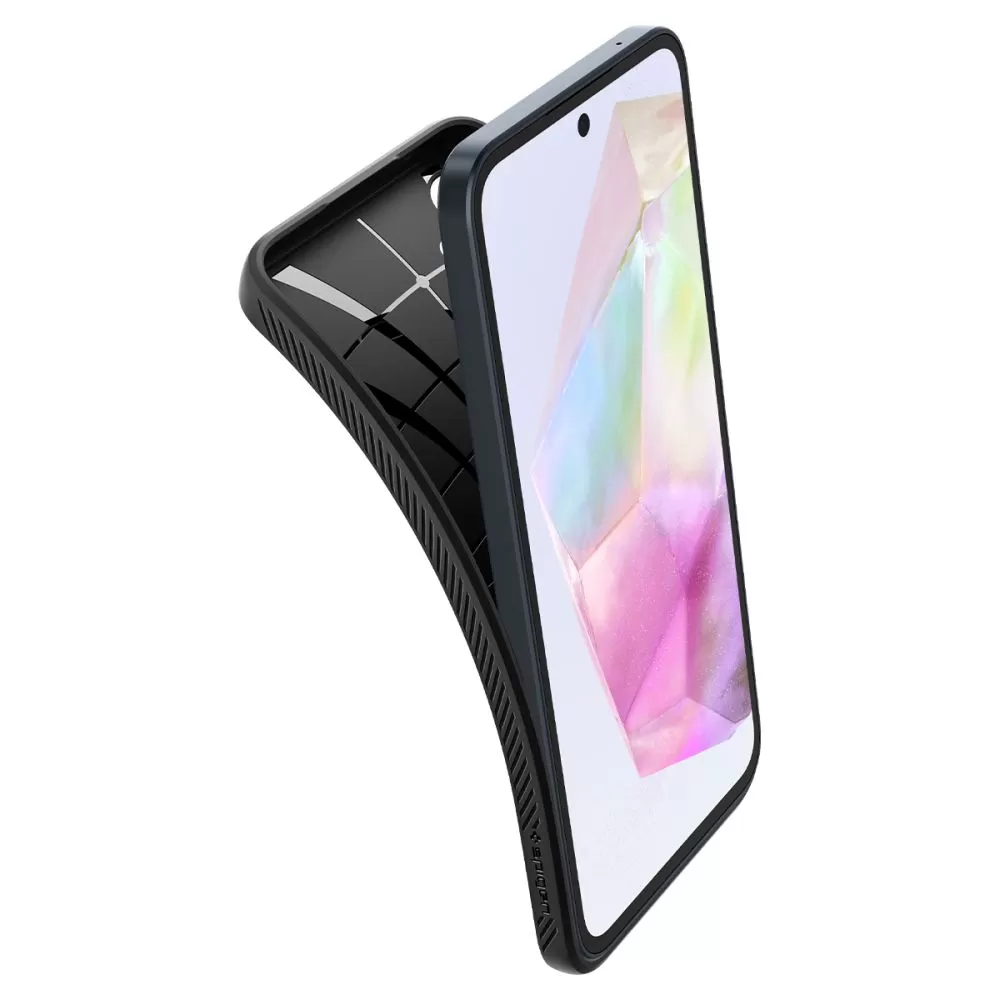 Samsung Galaxy A35 dėklas Juoda SPIGEN LIQUID AIR 5G