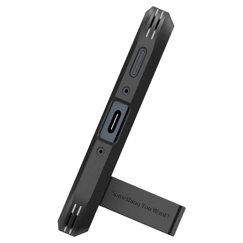 Samsung Galaxy A35 dėklas Juoda SPIGEN TOUGH ARMOR 5G