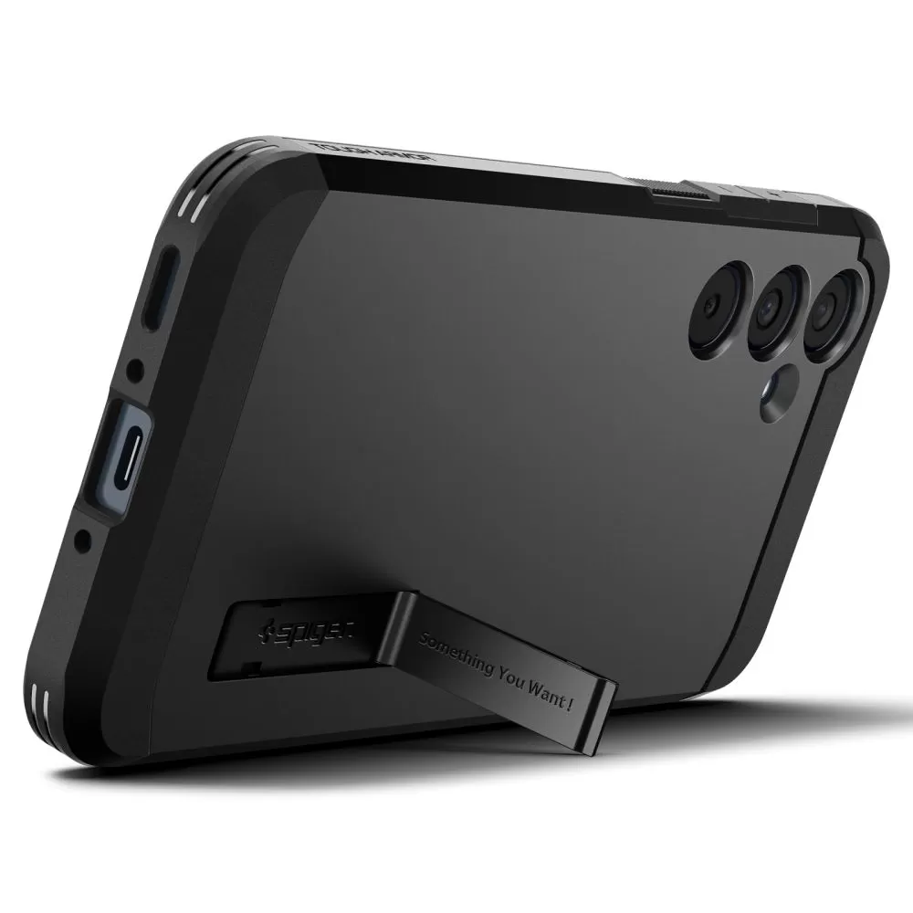 Samsung Galaxy A35 dėklas Juoda SPIGEN TOUGH ARMOR 5G
